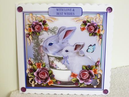 Sweet Teatime Treat Rabbit Card Kit by Wayne Swan