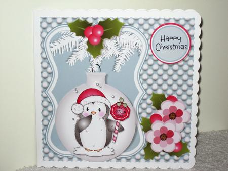 Penguin Bauble Christmas Topper Mini Kit by Wayne Swan