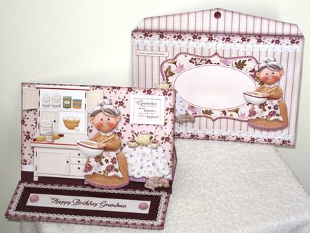 Grandma?s Kitchen Easel Card Kit by Wayne Swan