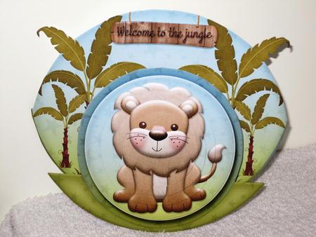 Rocker Card Lion by Wayne Swan