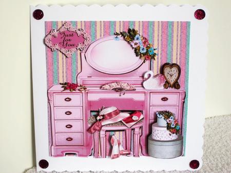 Pink and Blue Bedroom by Wayne Swan