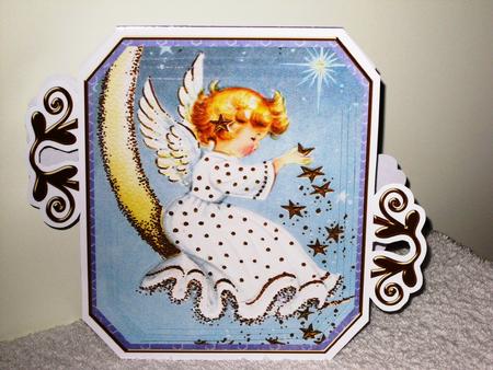 Star Angel Emerald Decoupage Mini Kit by Wayne Swan