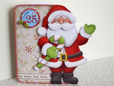 Dear Santa Shaped Fold Card Kit by Wayne Swan