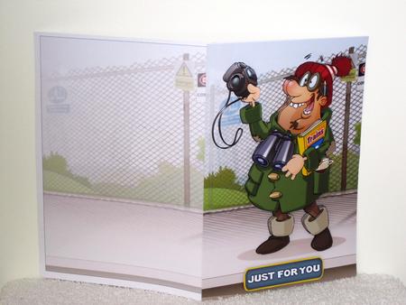 Train Spotter Dude Insert by Wayne Swan