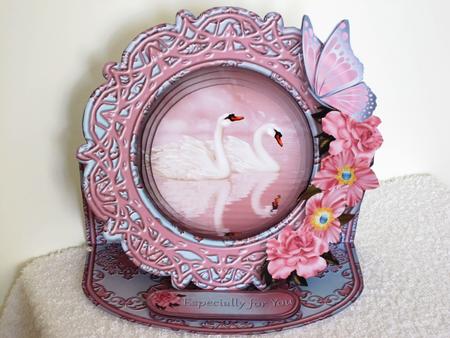 Swan Lake Framed Easel Card Mini Kit by Wayne Swan
