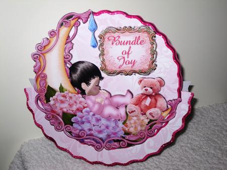 Baby Girl Rocker Card Mini Kit by Wayne Swan
