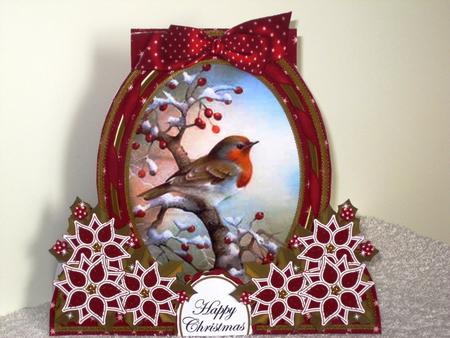 Red Robin Modern Special Large Oval Card Mini Kit by Wayne Swan