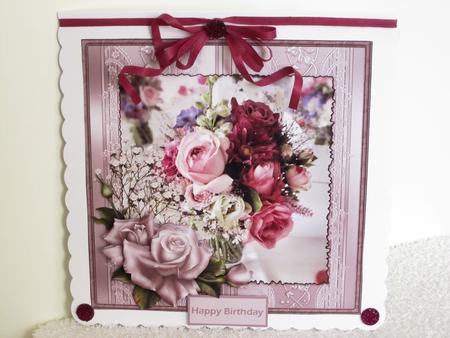 Variety of Roses Card and Decoupage by Wayne Swan