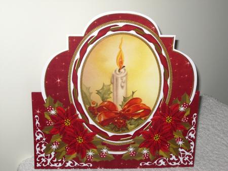 Single Candle Fancy Shaped Over 3D Mini Card Kit by Wayne Swan