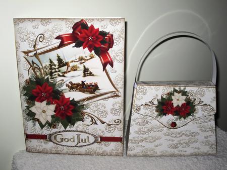 Framed Vintage Christmas Scene Mini Kit by Wayne Swan