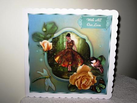 The Rose Grove - 8" Square Card Mini-kit by Wayne Swan