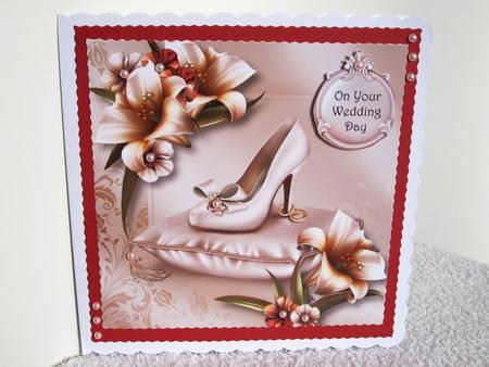 Lovely Ivory Lilies Wedding Shoe by Wayne Swan