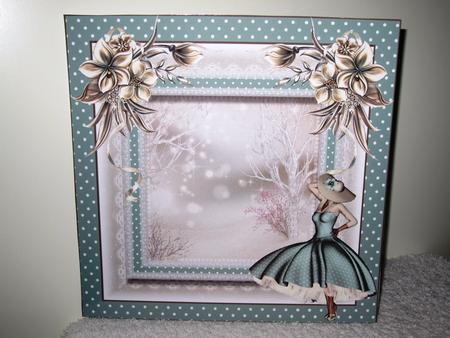 Insert to Compliment Polka Teal Dress by Wayne Swan