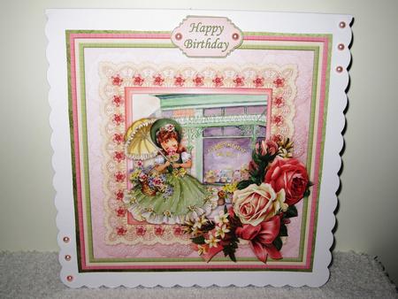 Vintage Belle Florists Topper & Decoupage Mini Kit by Wayne Swan
