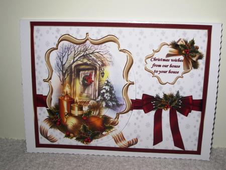 Christmas Wishes from Our House to Yours Pyramid by Wayne Swan