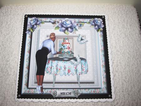 The Birthday Cake Card Front Kit by Wayne Swan