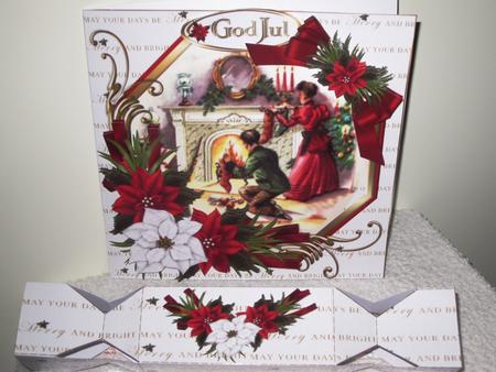 8x8 Vintage Christmas Lets Hang the Stocking Mini Kit by Wayne Swan