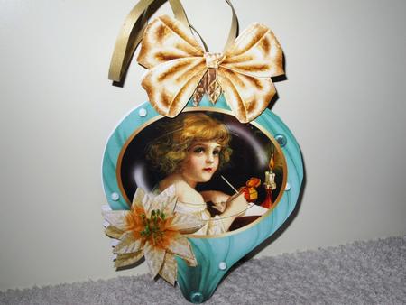 Christmas Bauble Card Double-sided Mini-kit- Christmas List by Wayne Swan