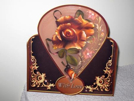 Autumn Gold Stand-up Pyramid Card Mini Kit by Wayne Swan