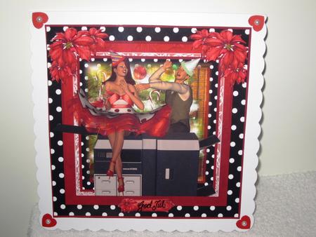 The Office Party Quick Card Topper by Wayne Swan