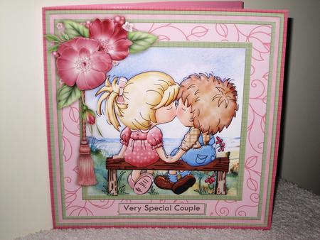 First Kiss Valentine, Anniversary, Mini Card Kit by Wayne Swan