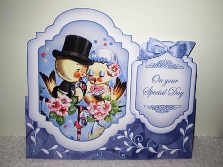 Love Ducks Large Fancy Stand Up Card N Envelope Kit by Wayne Swan