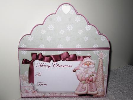 Christmas Money Wallet Shabby Chic Santa by Wayne Swan