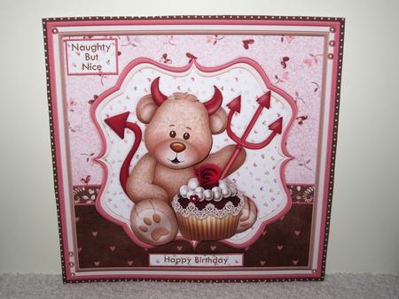 Be a Devil Eat Cake 8x8 Mini Kit & Decoupage by Wayne Swan
