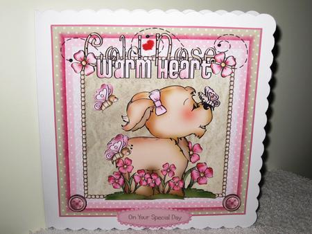 Cold Nose Warm Heart Card Front Kit by Wayne Swan