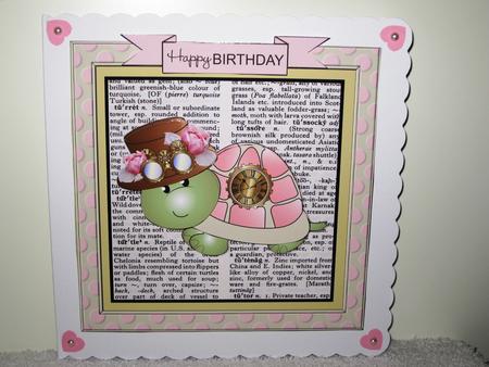 Pink Steampunk Turtle Dictionary Mini Kit by Wayne Swan