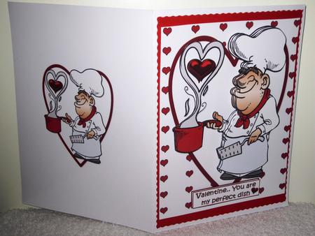 Valentine Lets Get Cooking Insert by Wayne Swan