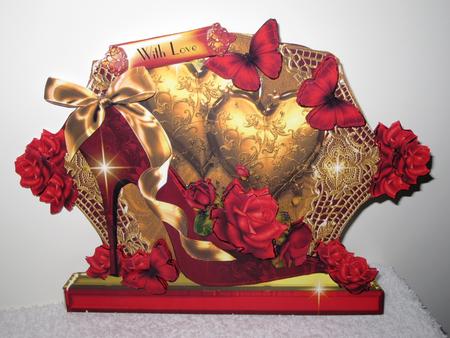 Gorgeous Love Shoes Shaped Card Kit by Wayne Swan