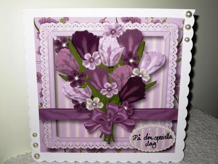 Beautiful Purple Spring Bouquet Mini Kit by Wayne Swan