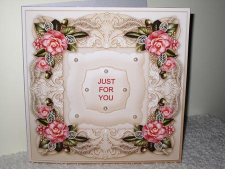 Pink Camellias Quick Card Front by Wayne Swan