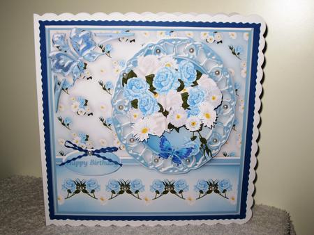 Blue Roses Cameo Card Mini Kit by Wayne Swan
