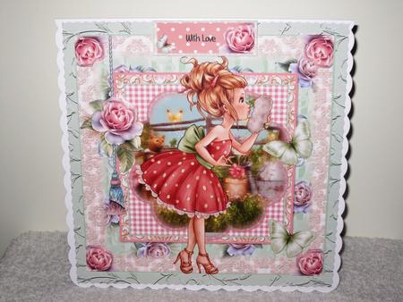Pretty Little Things Topper with Decoupage by Wayne Swan