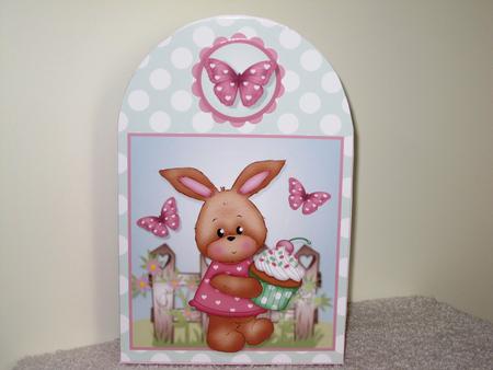 Cupcake Bluebell Large Gift Bag by Wayne Swan