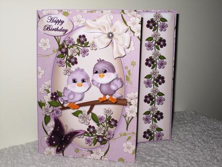 Cute Birds Asymmetric Fold Card Kit by Wayne Swan
