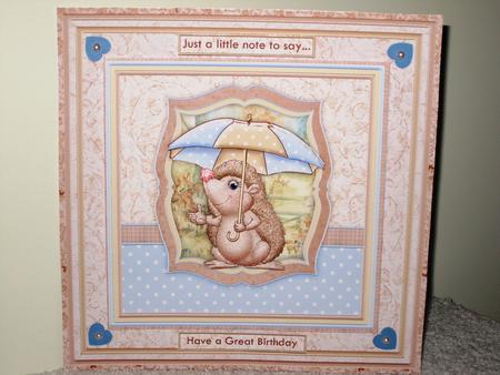 Under the Weather Get Well Soon Topper & Decoupage by Wayne Swan