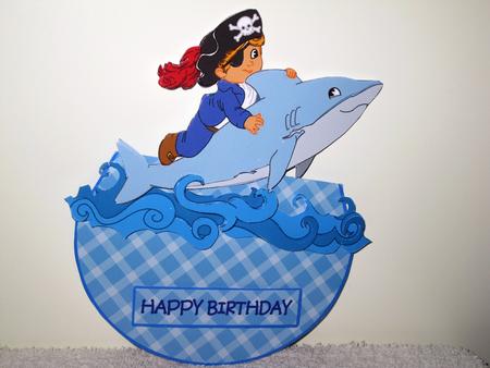 Pirate Boy Wobble Card Ages2-9 or Other by Wayne Swan
