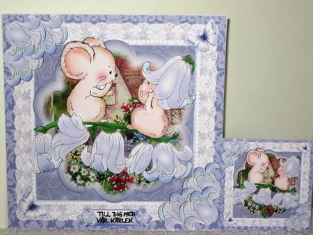 Bluebell Fun Card Front Kit by Wayne Swan