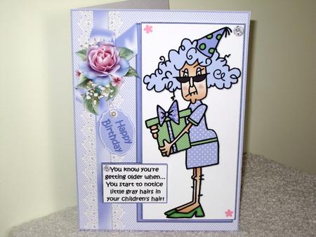 Stella's Children Have Gray Hairs Oh My! Quick Card by Wayne Swan