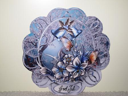 Winter Flowers - Fancy Shaped Card Mini Kit by Wayne Swan