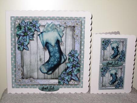 Bleu Christmas Stockings by Wayne Swan