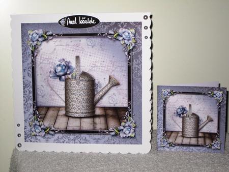 Blue Rose Watering Can by Wayne Swan