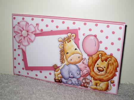 Animal Crew Baby Girl or Girls Birthday Money Wallet by Wayne Swan
