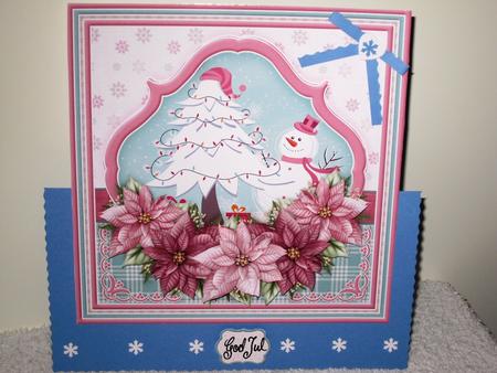 Snowman & Christmas Tree 8x8 Decoupage Mini Kit by Wayne Swan