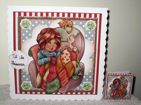 Duvet Day Card Front Kit by Wayne Swan