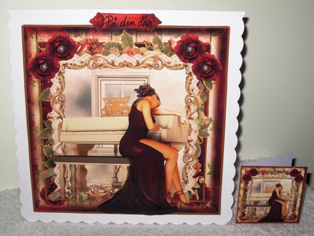 The Piano Card Front Kit by Wayne Swan