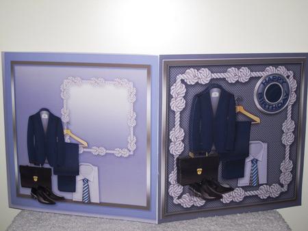 Men's Clothes Matching 8inx8in Insert Plate by Wayne Swan